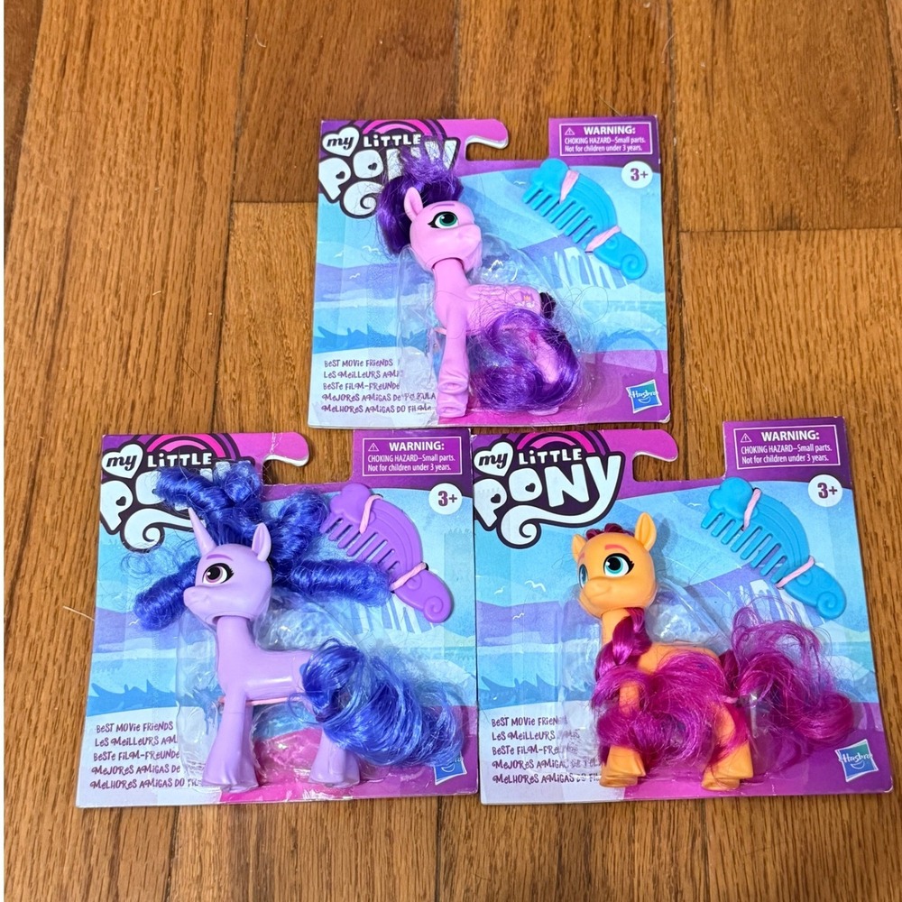 My Little Pony A New Generation Best Movie Friends Sunny Izzy Petals Set of 3